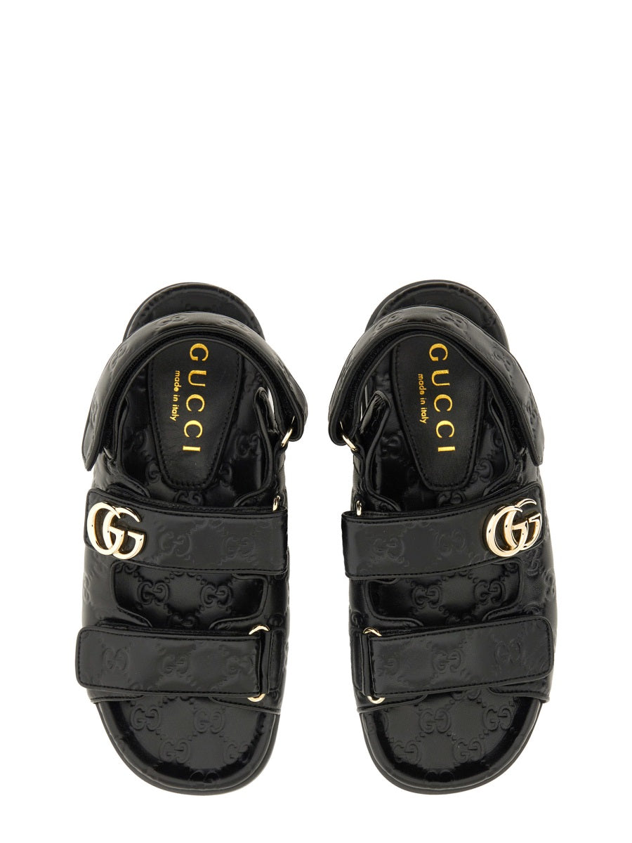 SANDAL WITH DOUBLE G