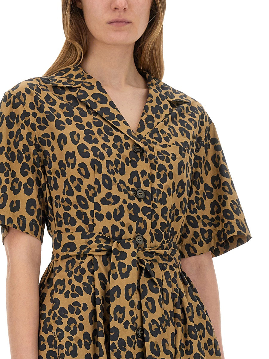 DRESS WITH ANIMAL PATTERN