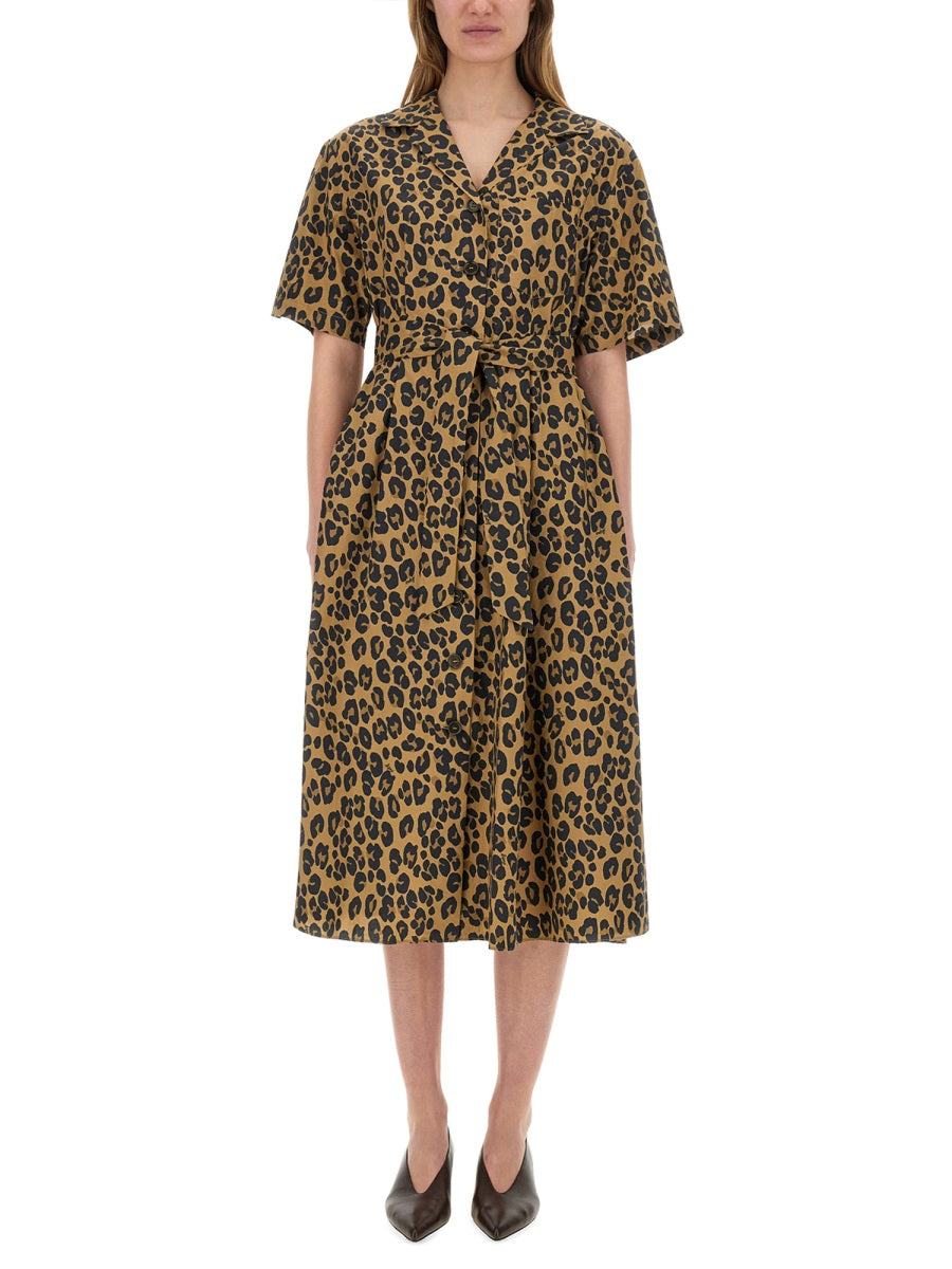 DRESS WITH ANIMAL PATTERN