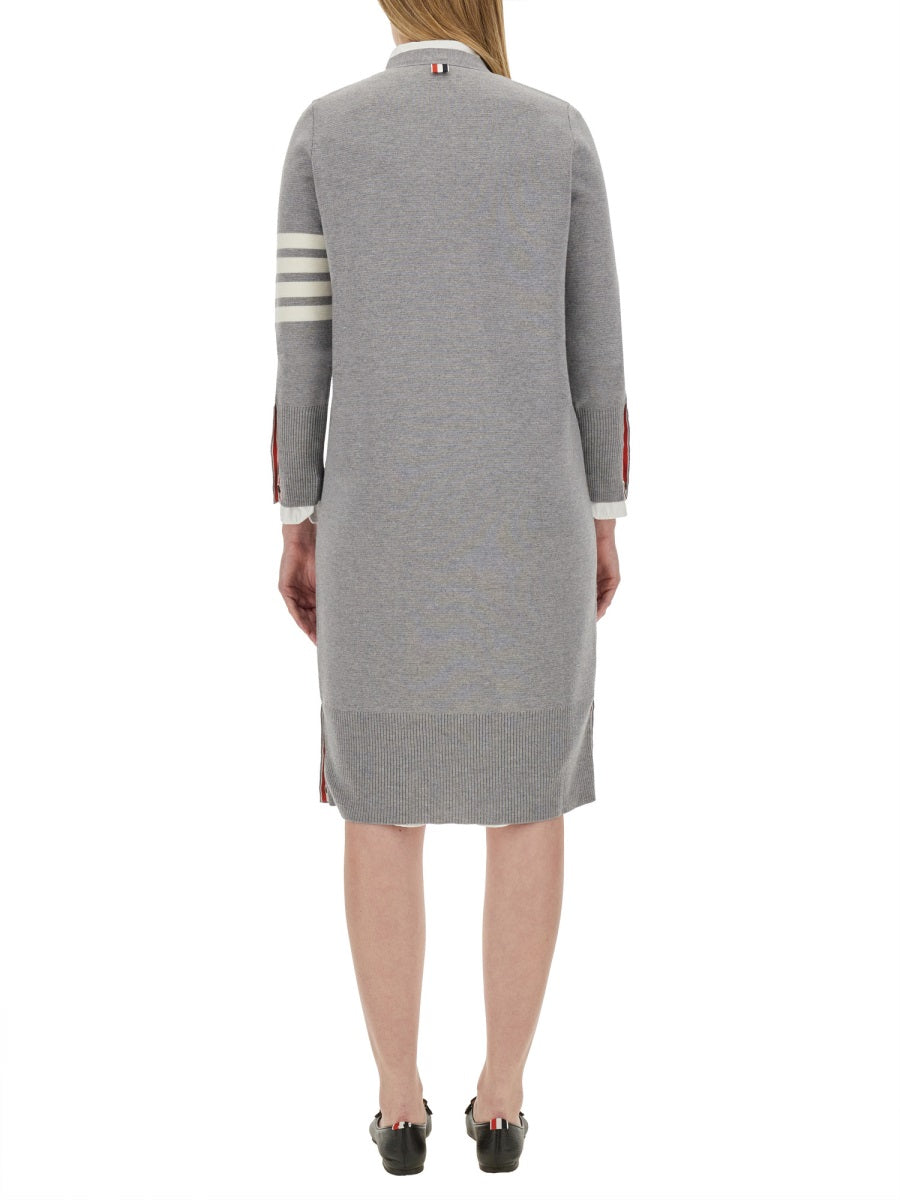 WOOL CARDIGAN DRESS