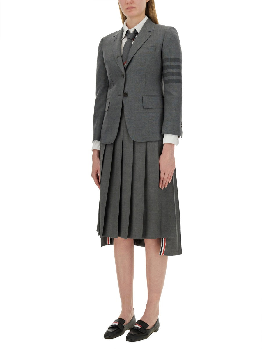 PLEATED MIDI SKIRT