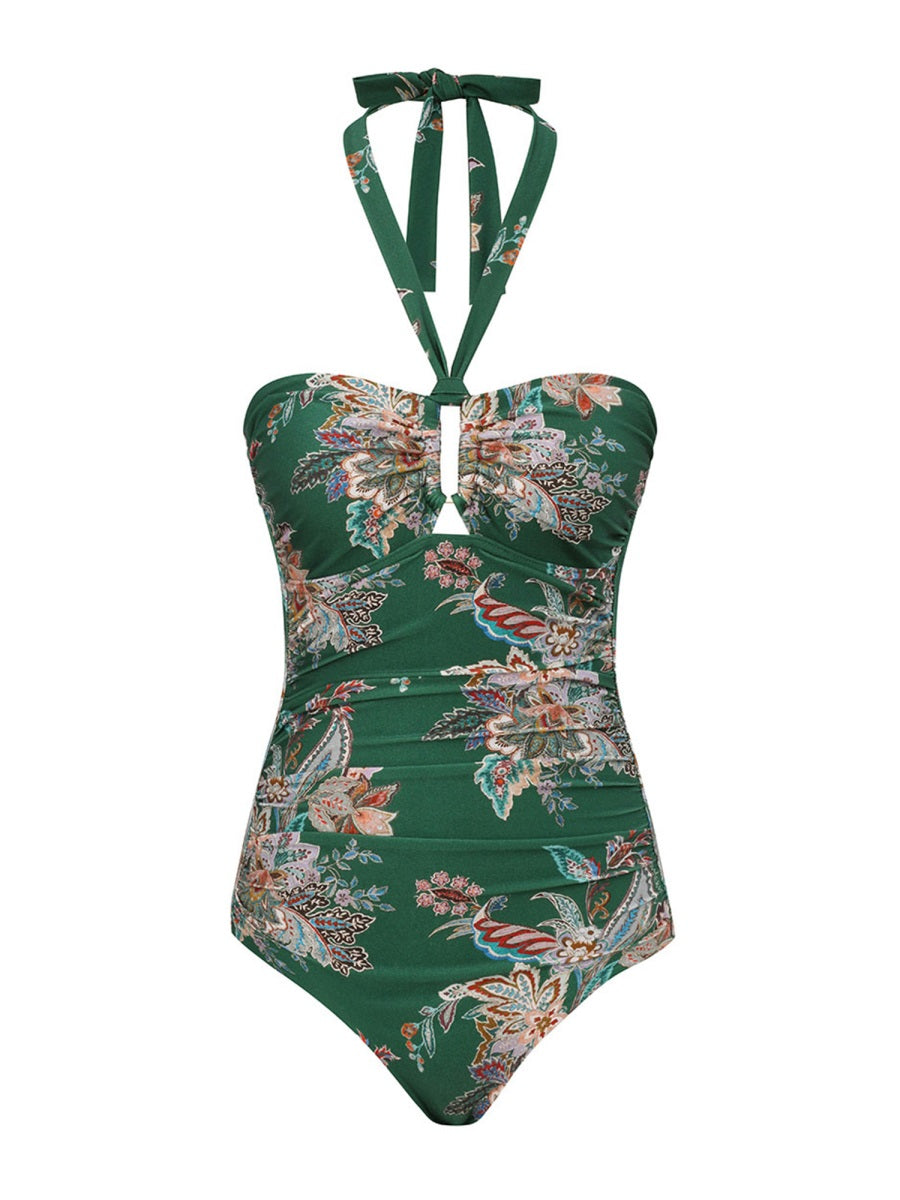"RHIANNON WIDE LINK" ONE-PIECE SWIMSUIT