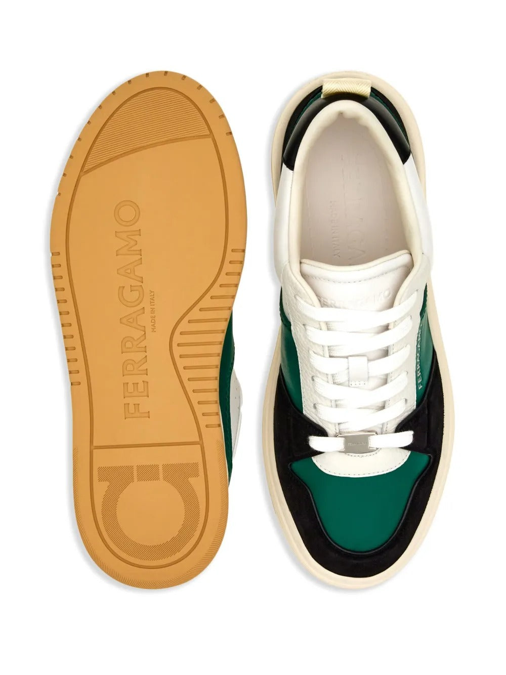 DENNIS SUEDE PANELLED SNEAKERS