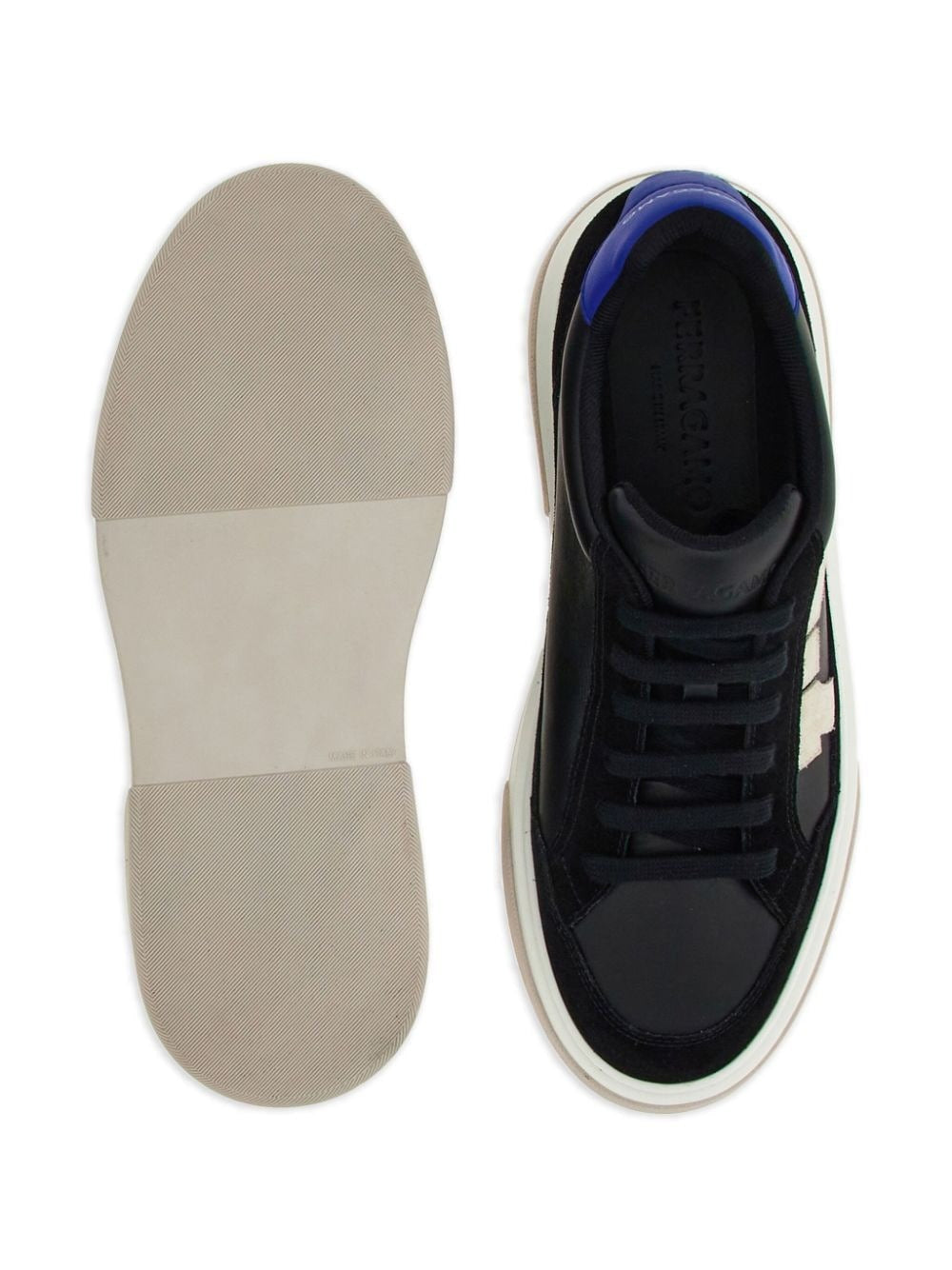 LOW TOP SNEAKERS WITH GANCINI OUTLINE