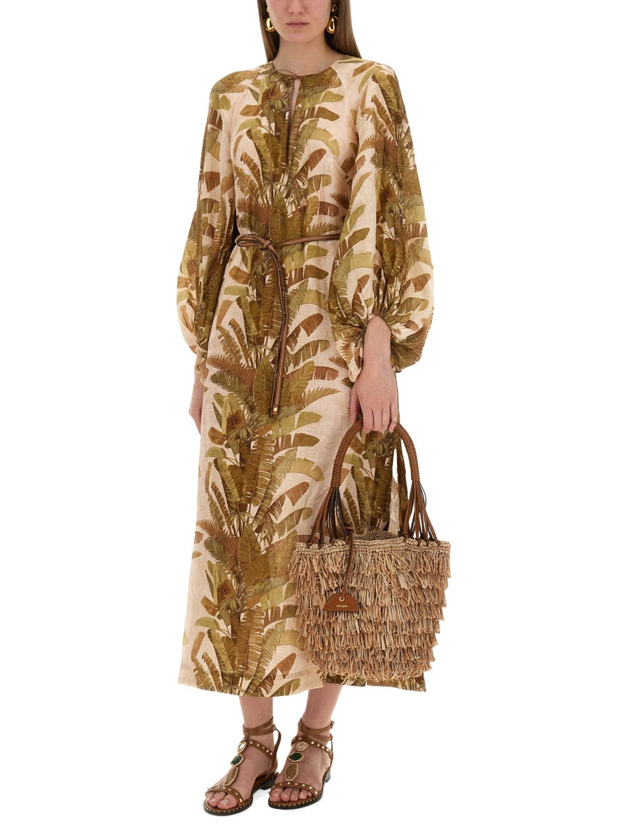 "ASCENSION" MIDI DRESS