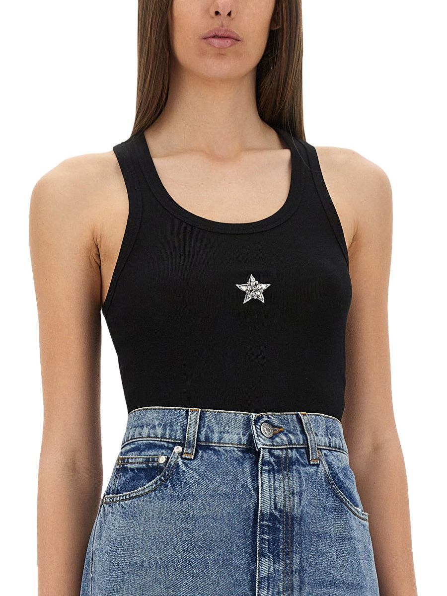 "CRYSTAL MINI STAR" TANK TOP