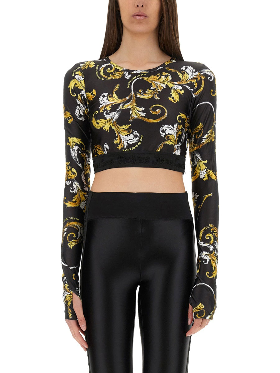 "OUTLINE BAROQUE" SHORT TOP