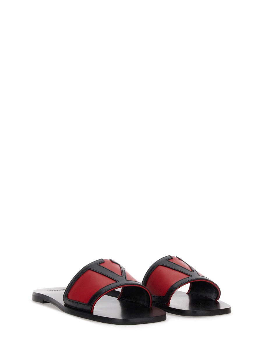 VIVA SUPERSTAR SLIDE SANDAL IN NAPPA LEATHER