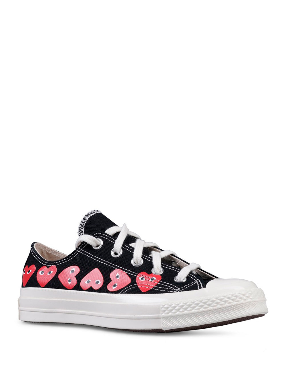 MULTI HEART LOW TOP SNEAKERS