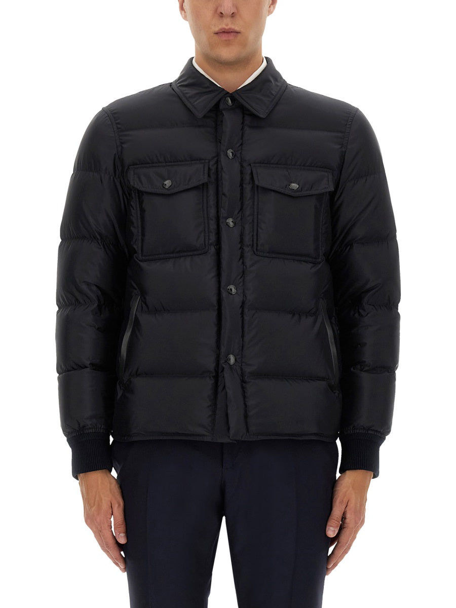 "TECHNO SATIN" PADDED JACKET