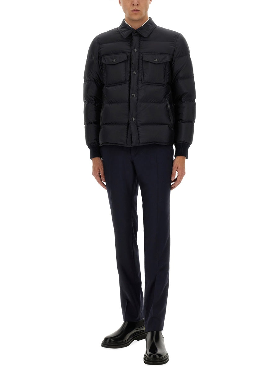 "TECHNO SATIN" PADDED JACKET