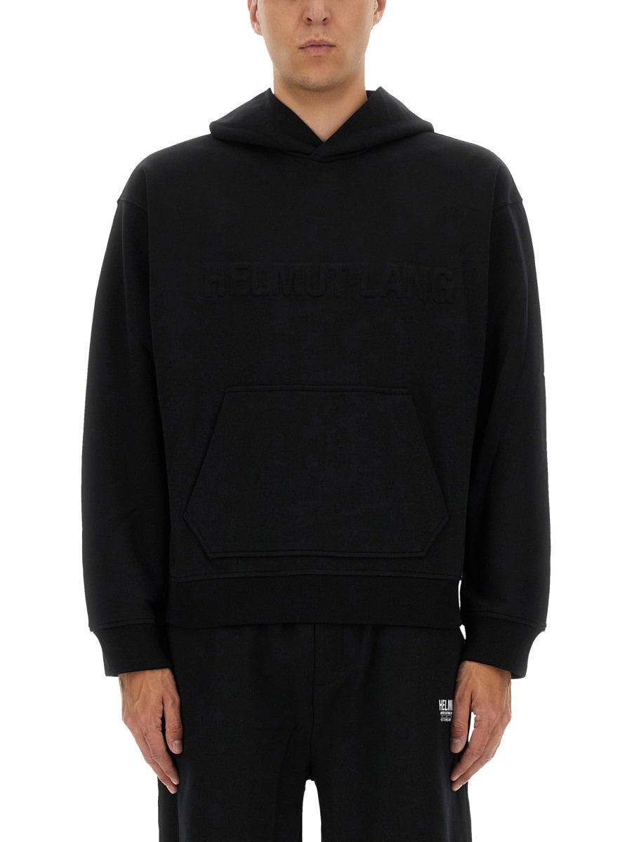 SWEATSHIRT WITH EMBOSSED LOGO