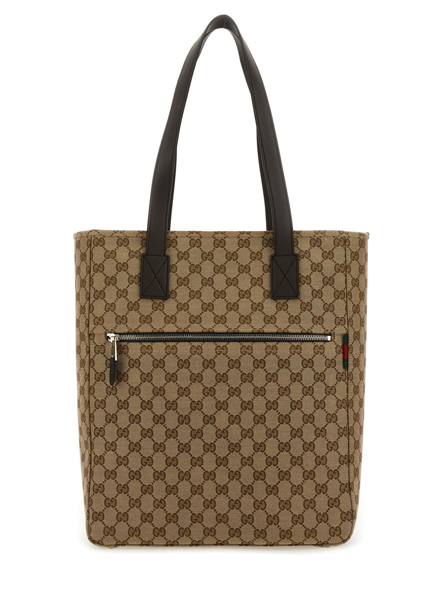 FABRIC SHOPPING BAG GG MEDIUM