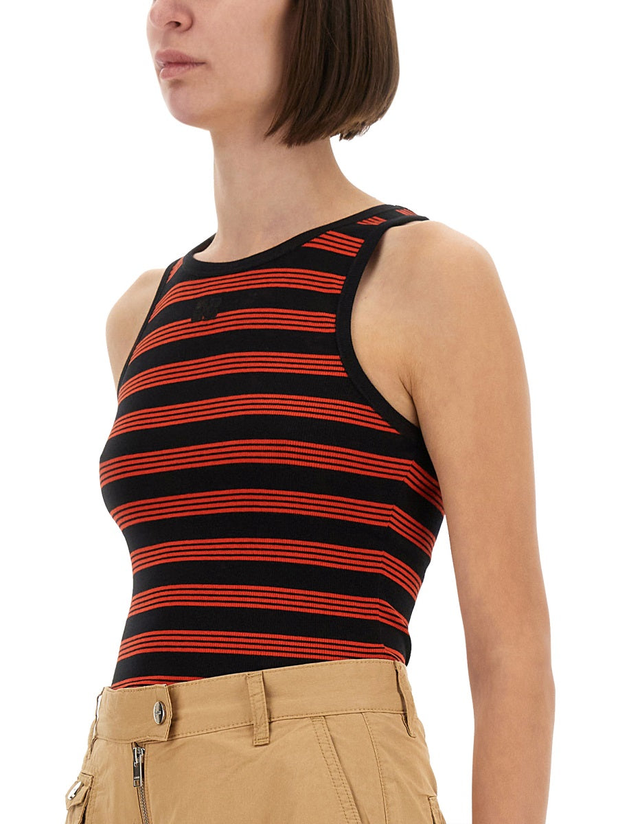 RIBBED COTTON TOP