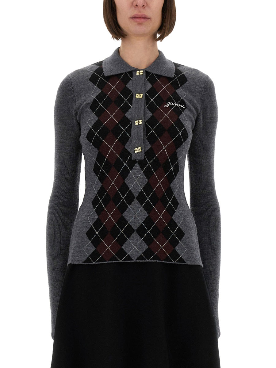 JACQUARD WOOL SWEATER