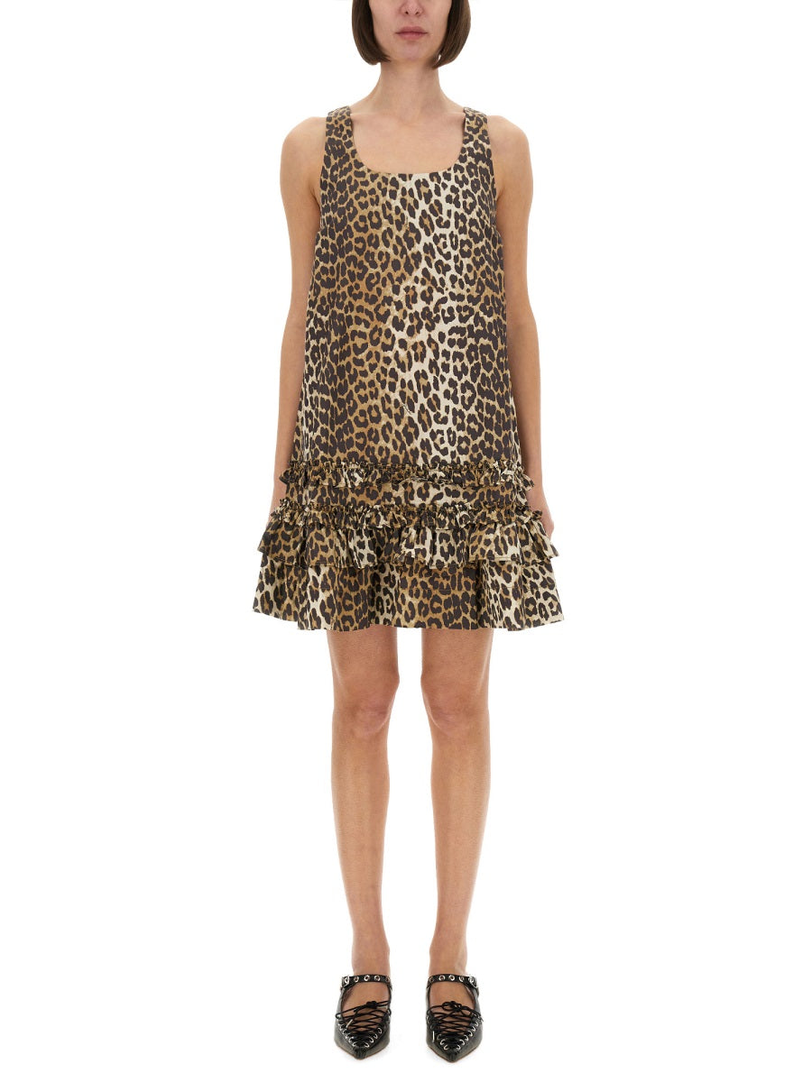LEOPARD MINI DRESS
