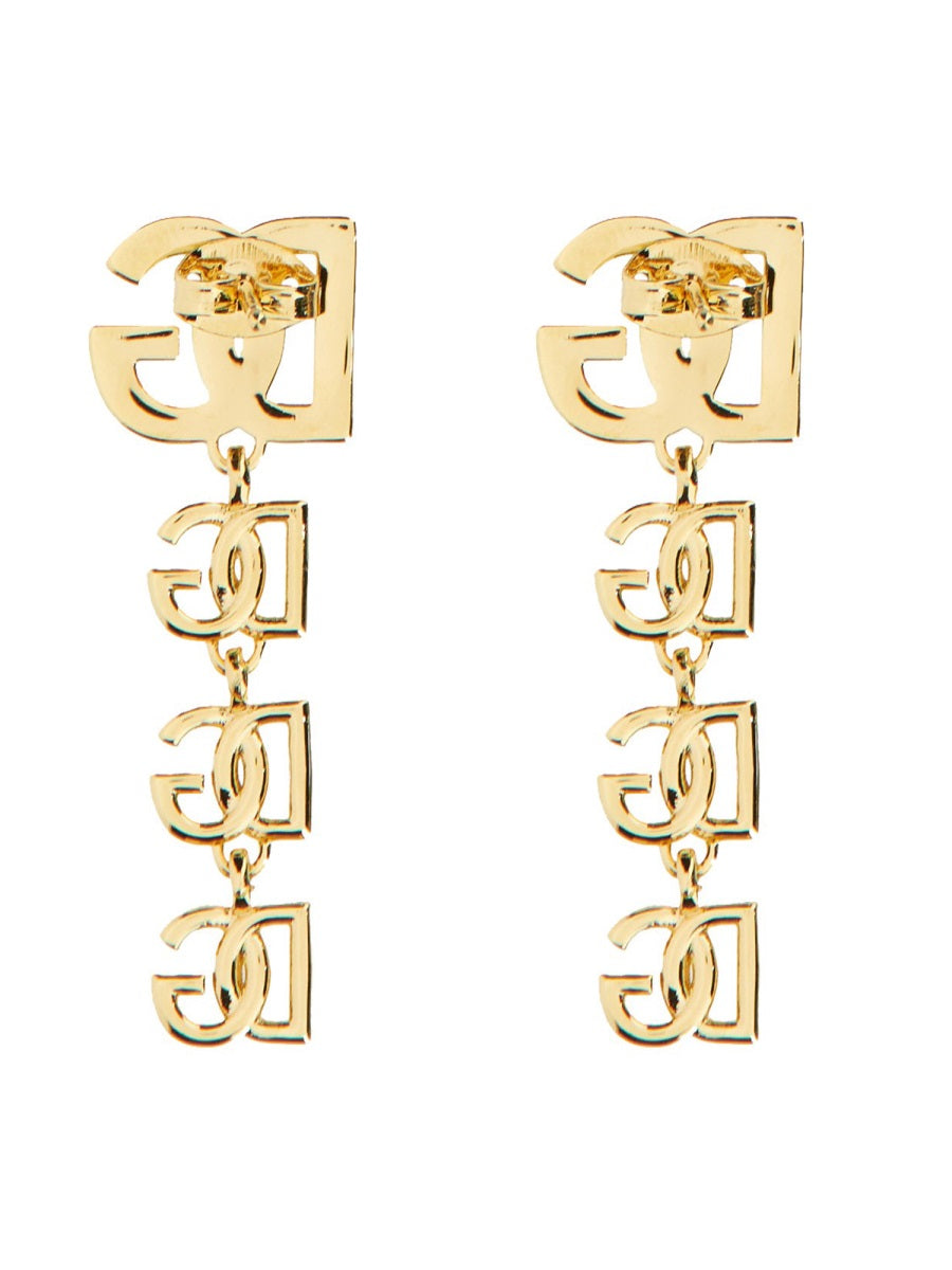 DG LOGO LONG EARRINGS