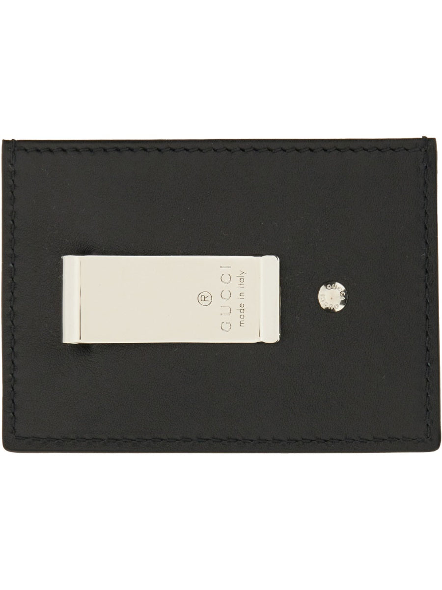 "GG MARMONT" CARD HOLDER WITH MONEY CLIP
