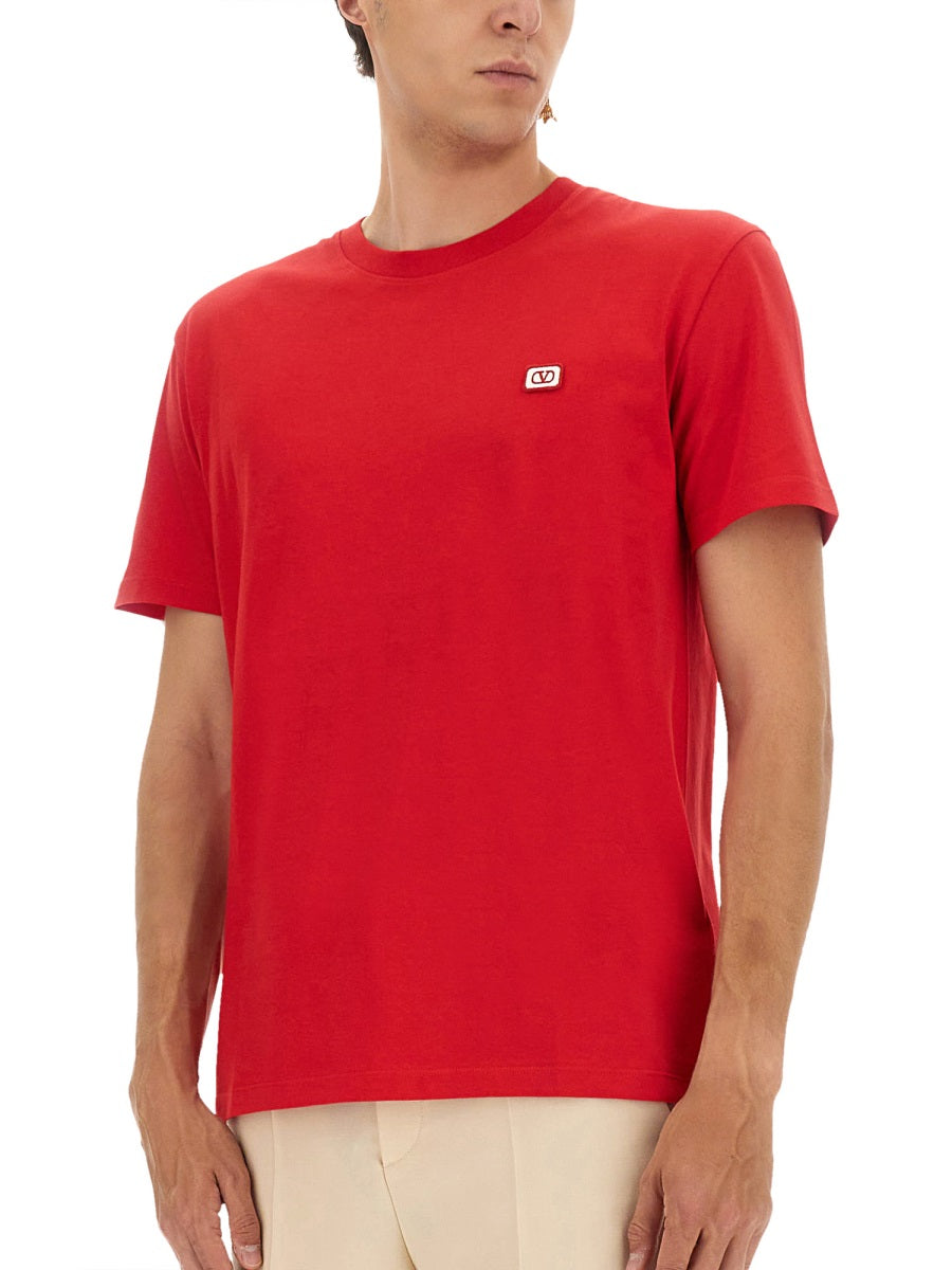 T-SHIRT WITH SIGNATURE VLOGO