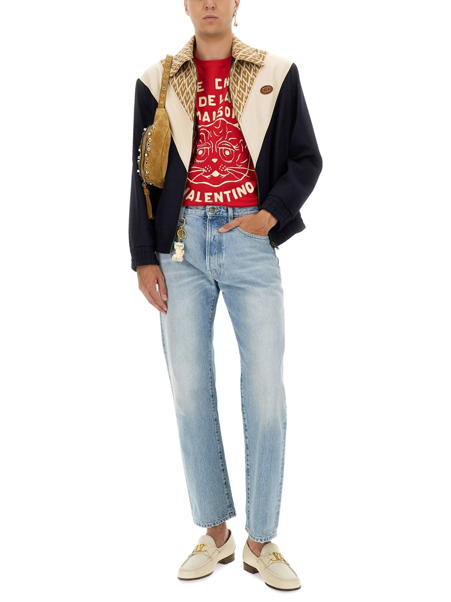 T-SHIRT WITH "CHAT DE LA MAISON" PRINT