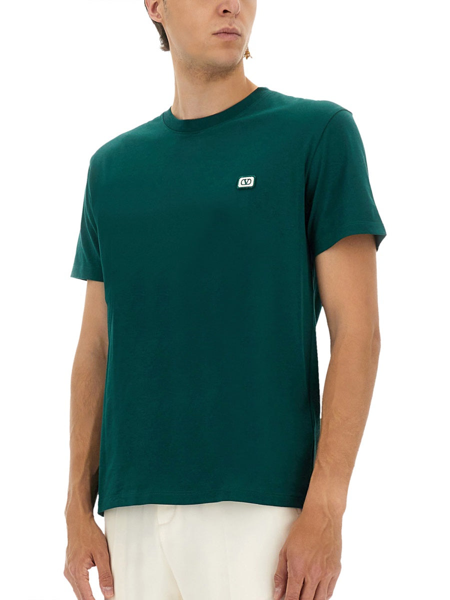 T-SHIRT WITH SIGNATURE VLOGO