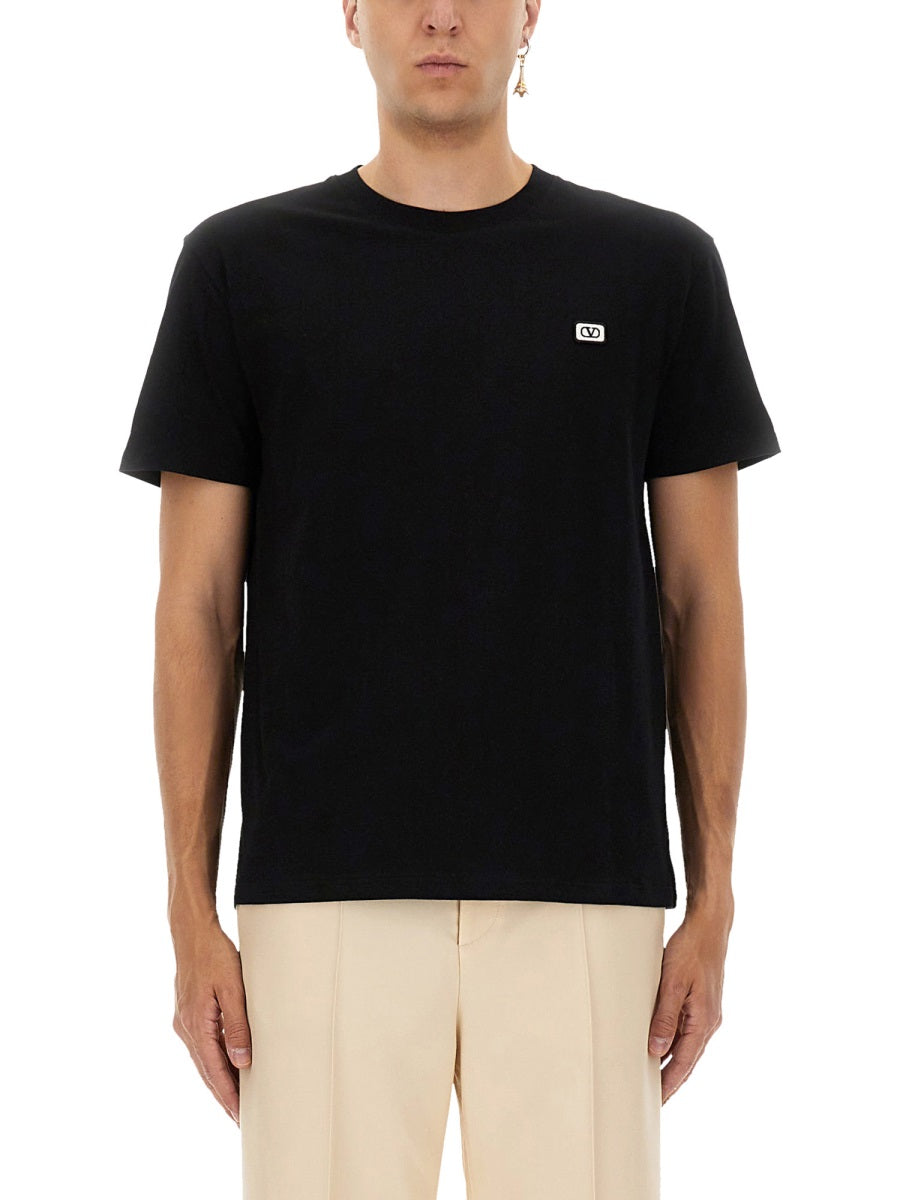 T-SHIRT WITH SIGNATURE VLOGO