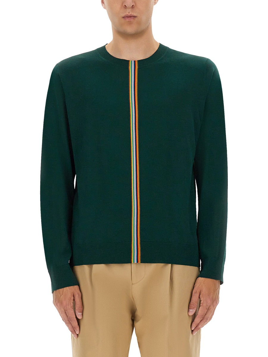 JERSEY WITH STRIPED DETAIL