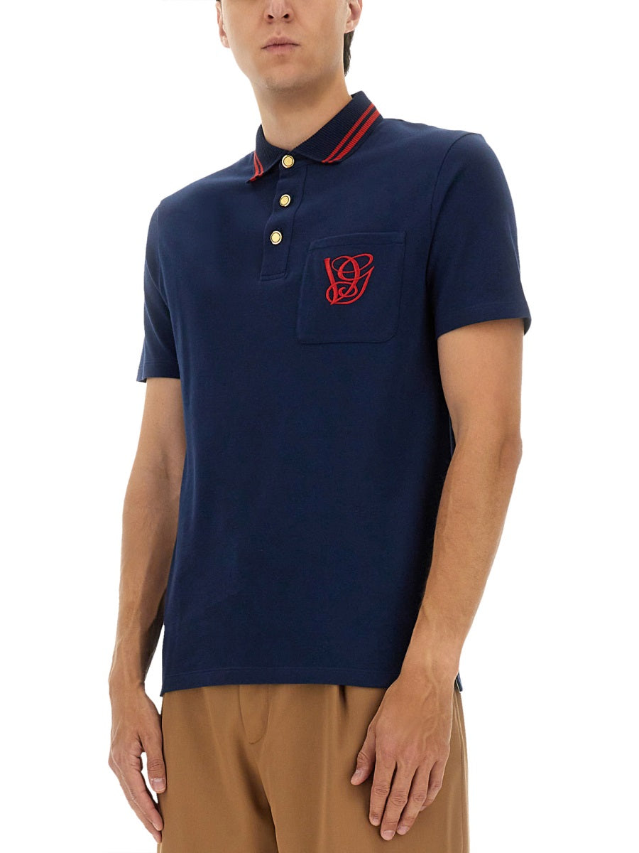 POLO SHIRT WITH VG EMBROIDERY