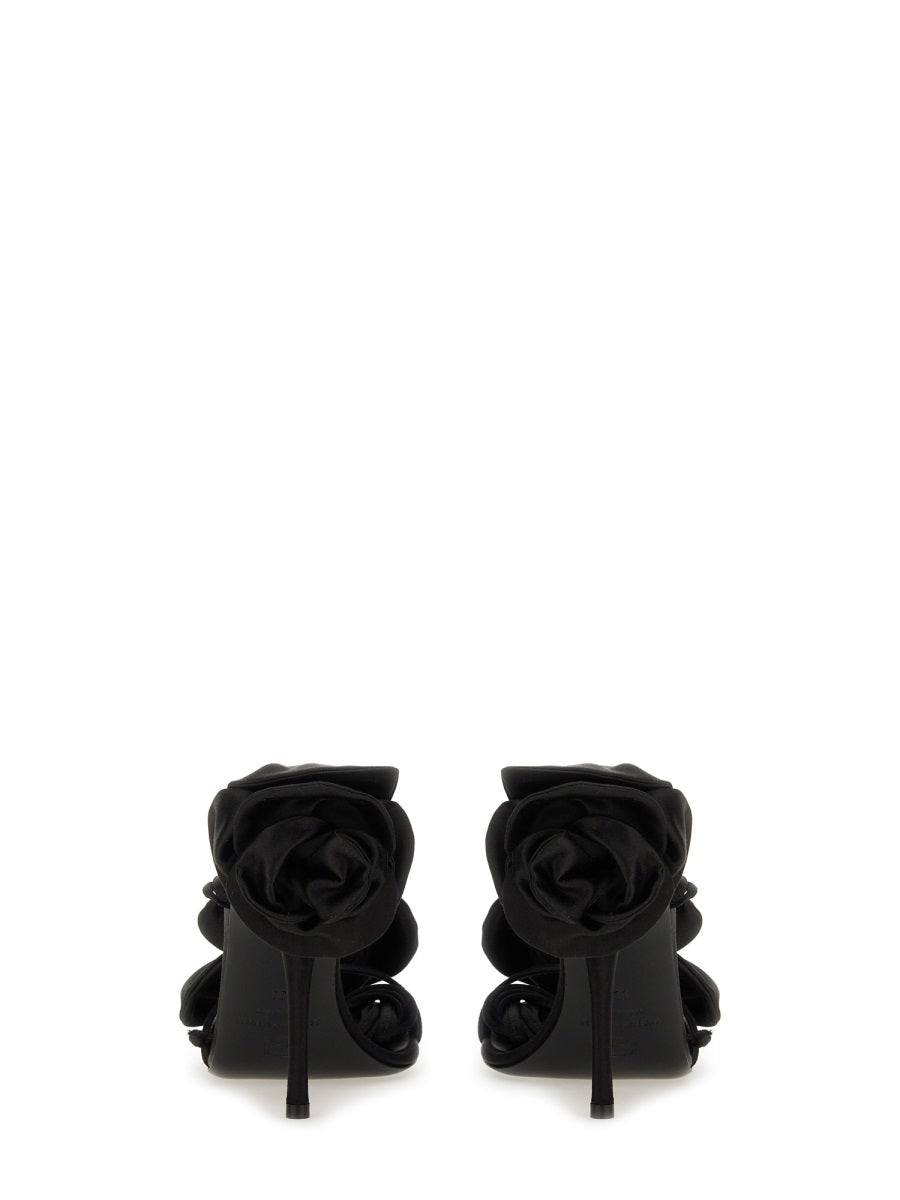 SATIN SANDAL