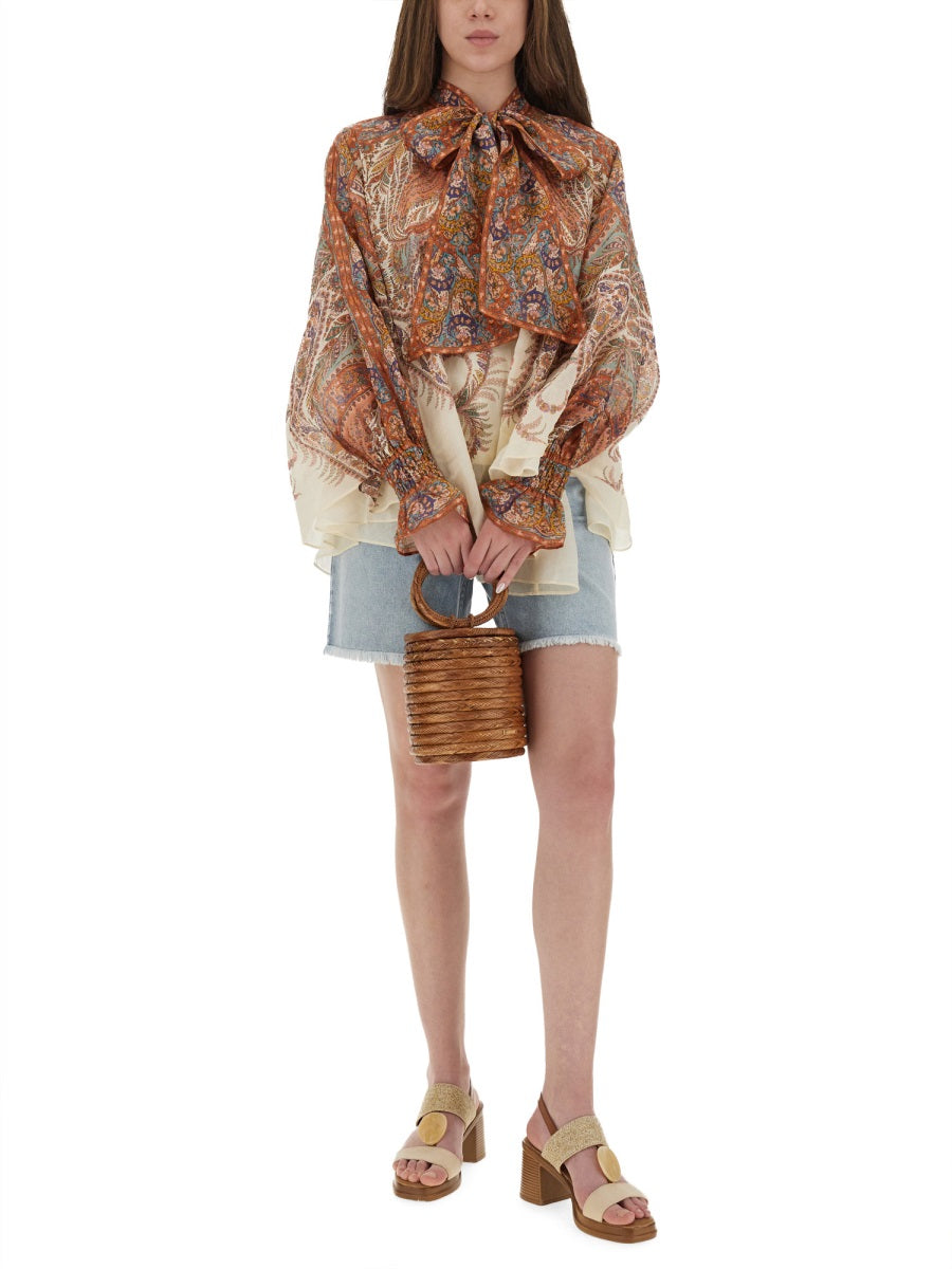 "RHIANNON" BLOUSE WITH BOW