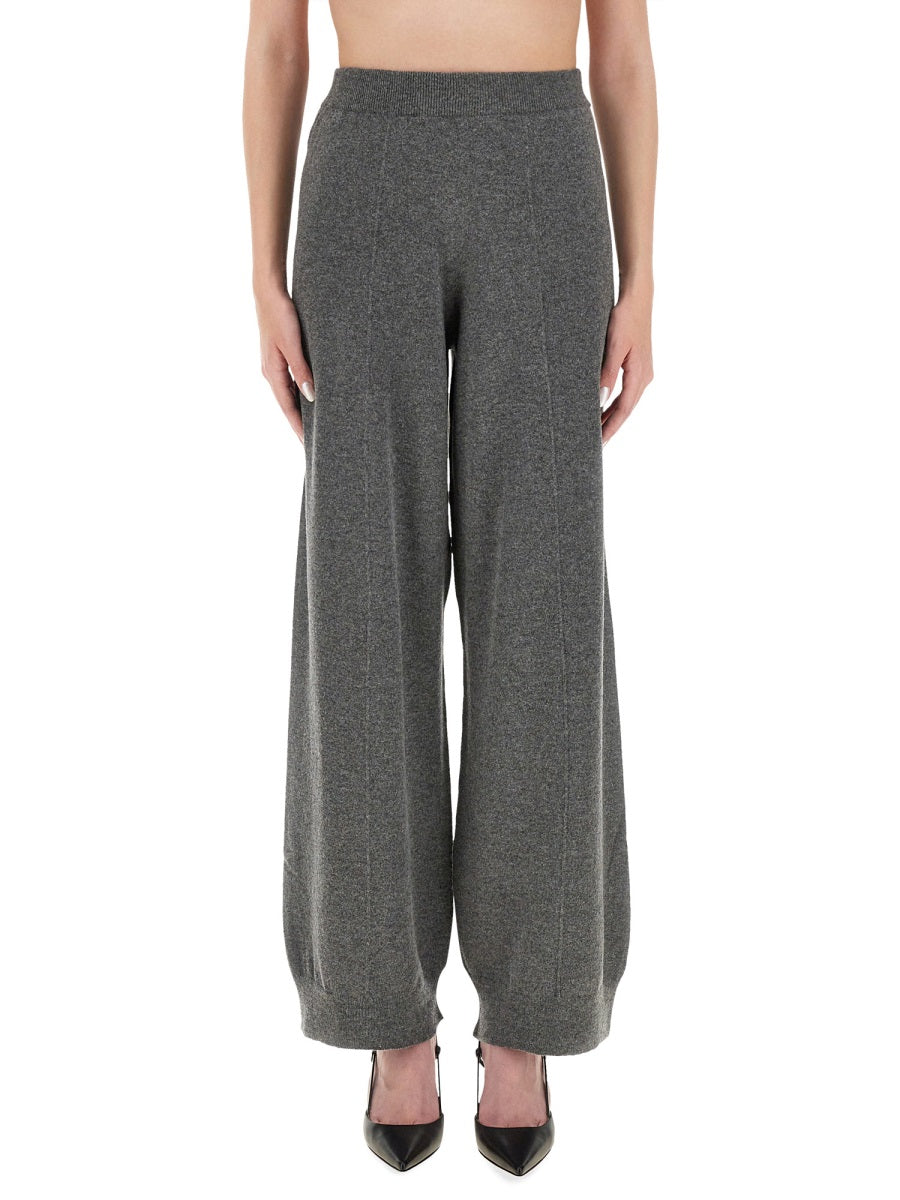 WOOL, SILK AND CASHMERE PANTS