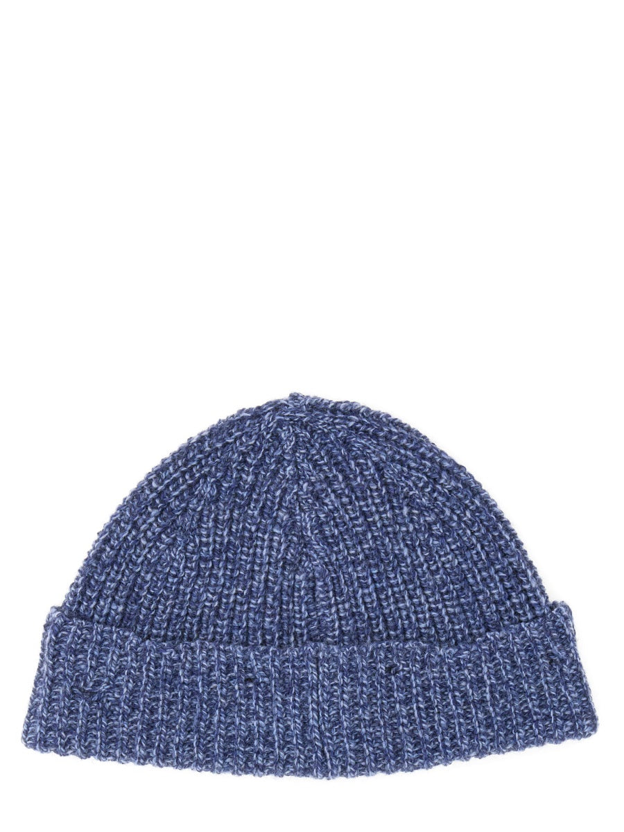 BEANIE HAT WITH "MARNI MENDING" EMBROIDERY