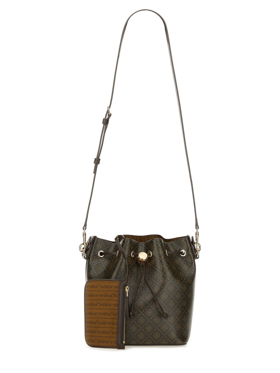 MONOGRAM T BUCKET BAG