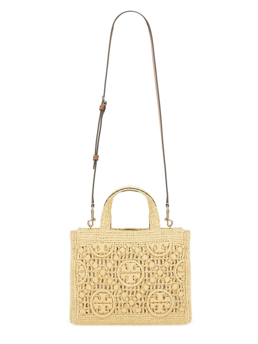 T MONOGRAM SHOPPING BAG