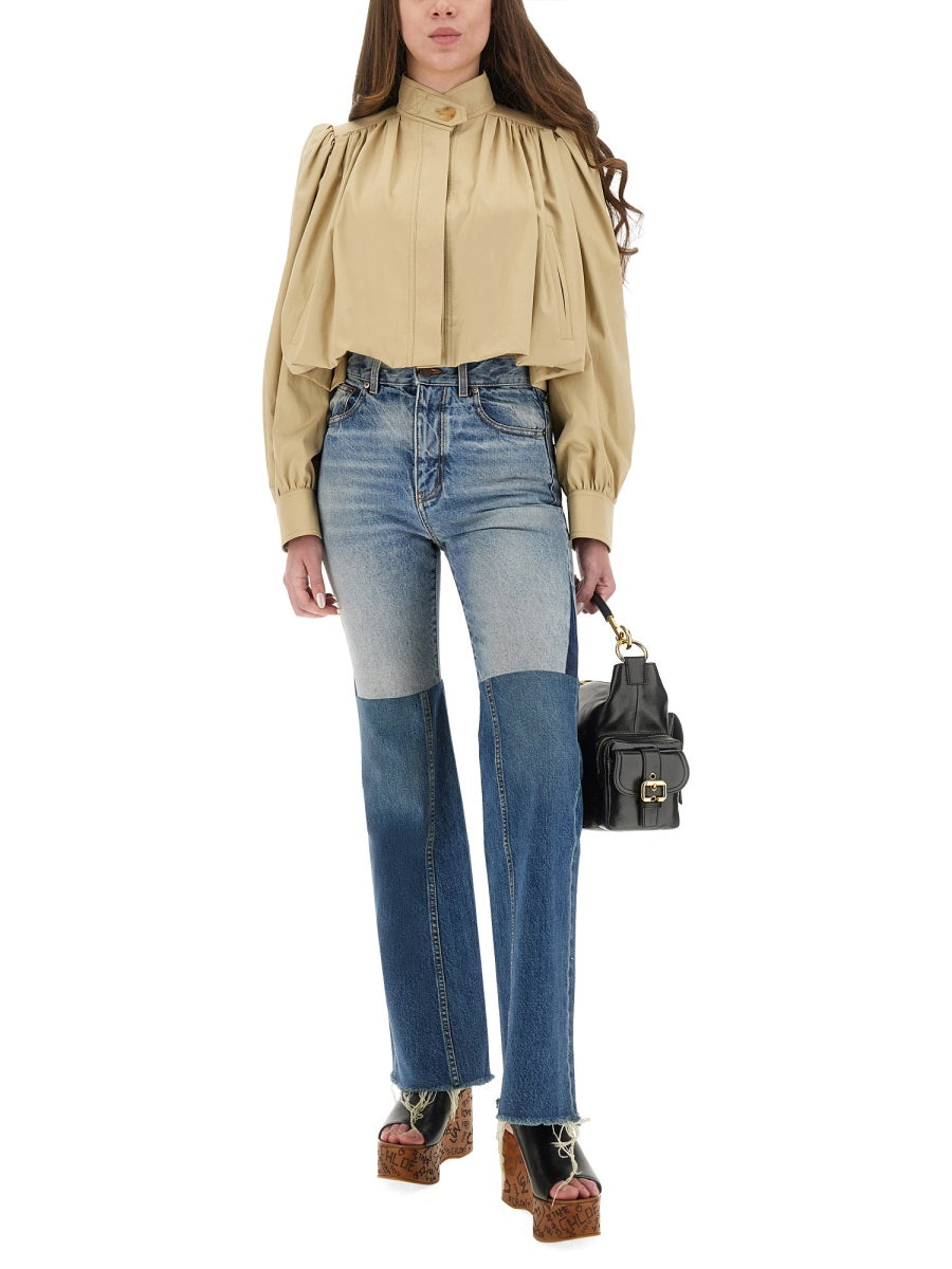 PATCHWORK DENIM JEANS