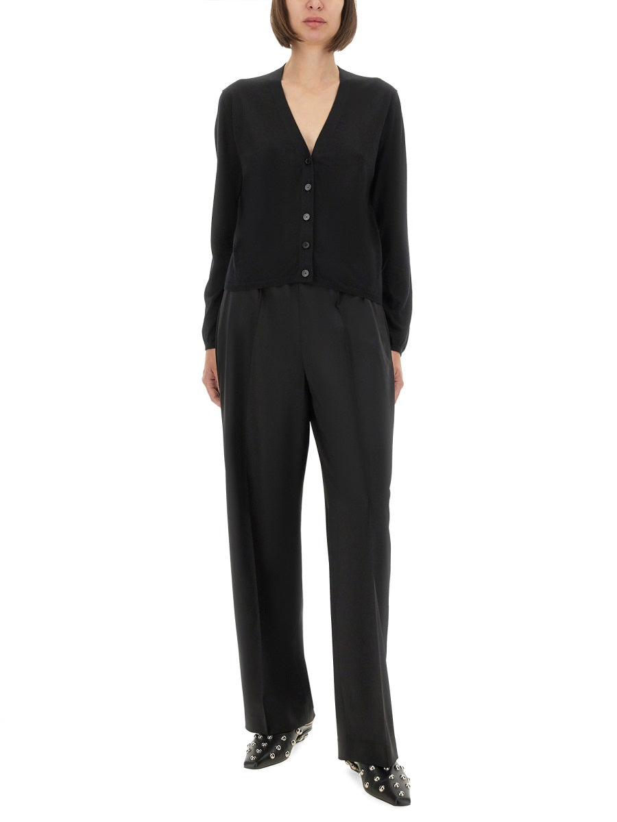 CASHMERE AND SILK CARDIGAN