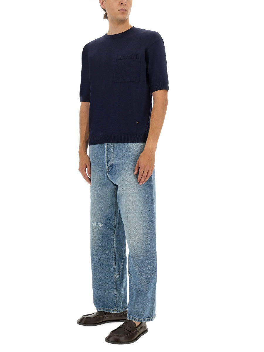 WOOL AND SILK SWEATER