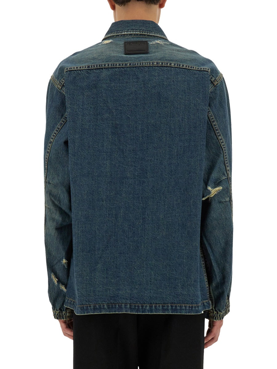 DENIM UNIFORM SHIRT