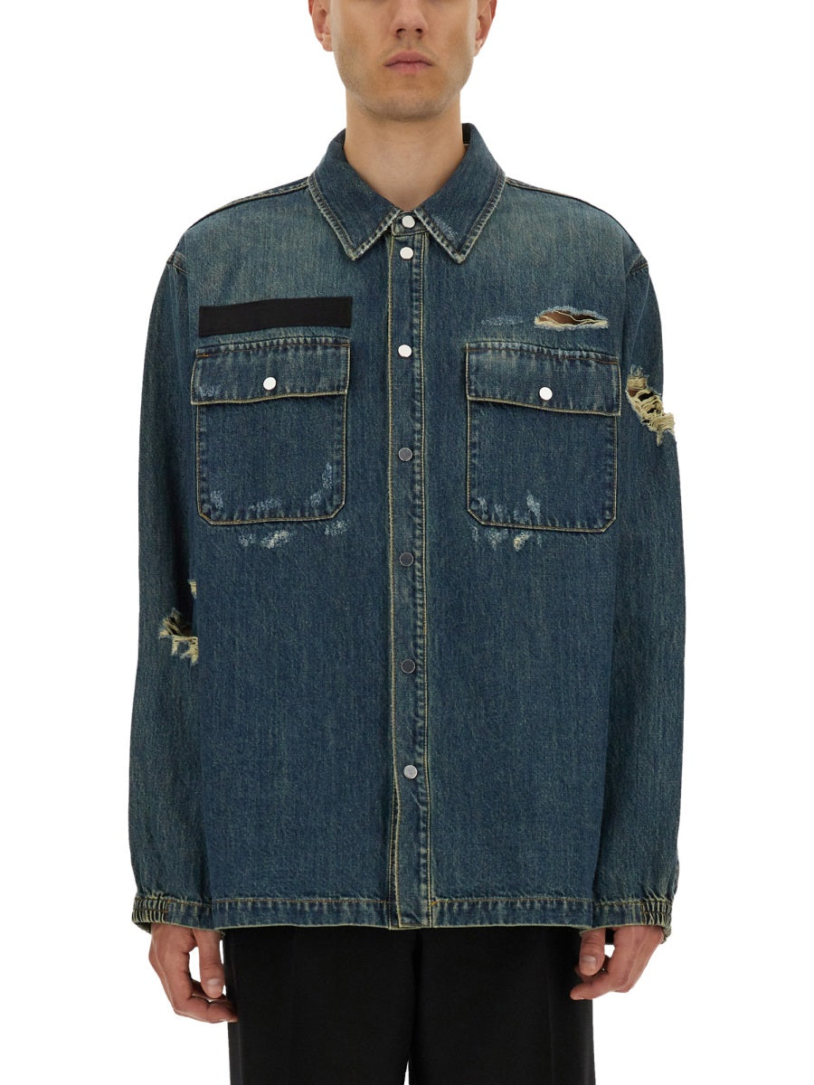 DENIM UNIFORM SHIRT