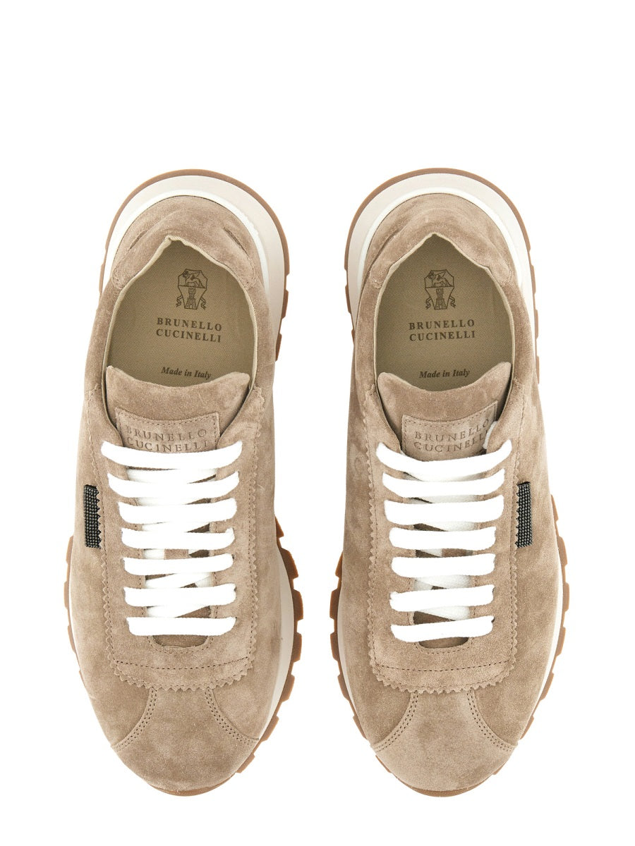 SUEDE RUNNING SNEAKER