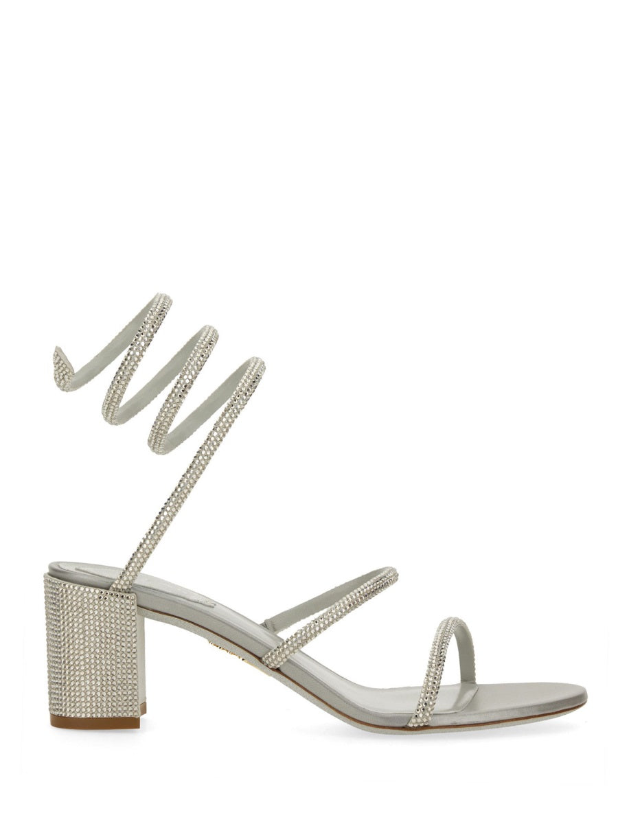 "CLEO" SANDAL WITH CRYSTALS
