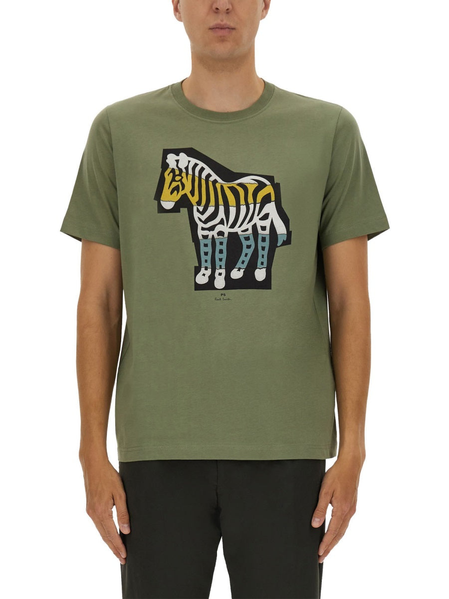"ZEBRA CUTOUT" T-SHIRT