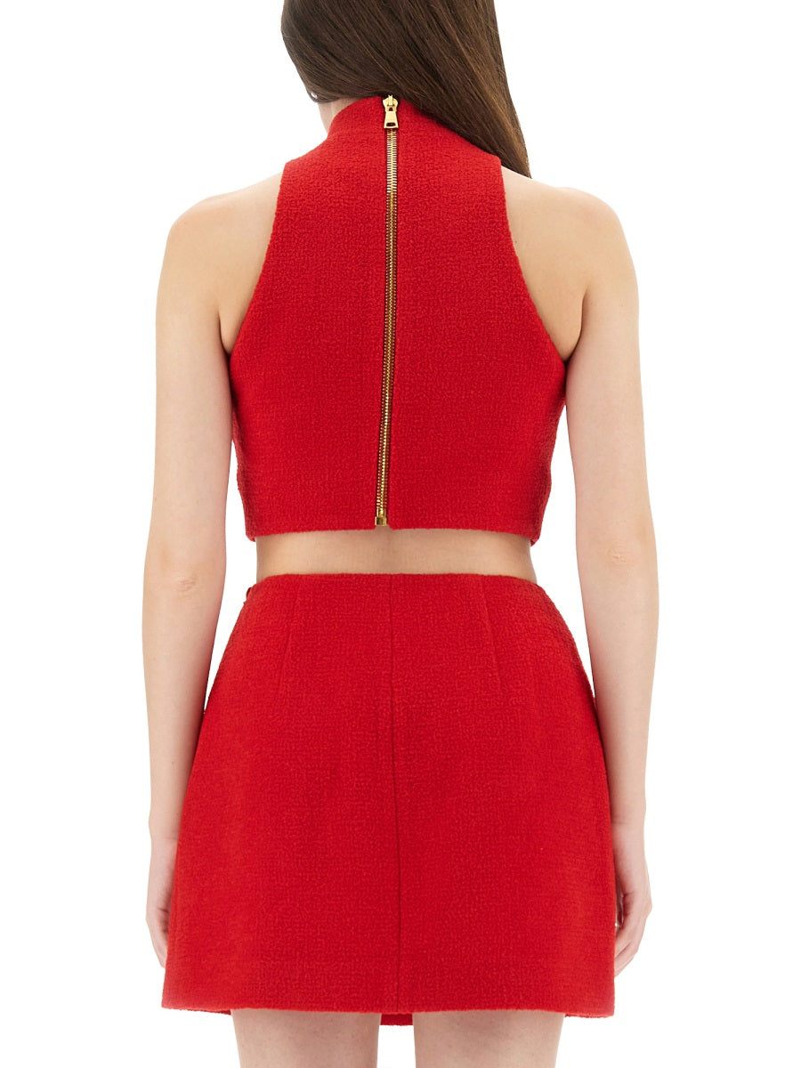 WOOL CROP TOP