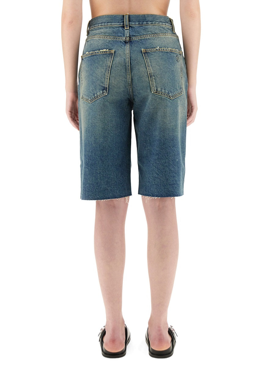 DENIM SHORTS