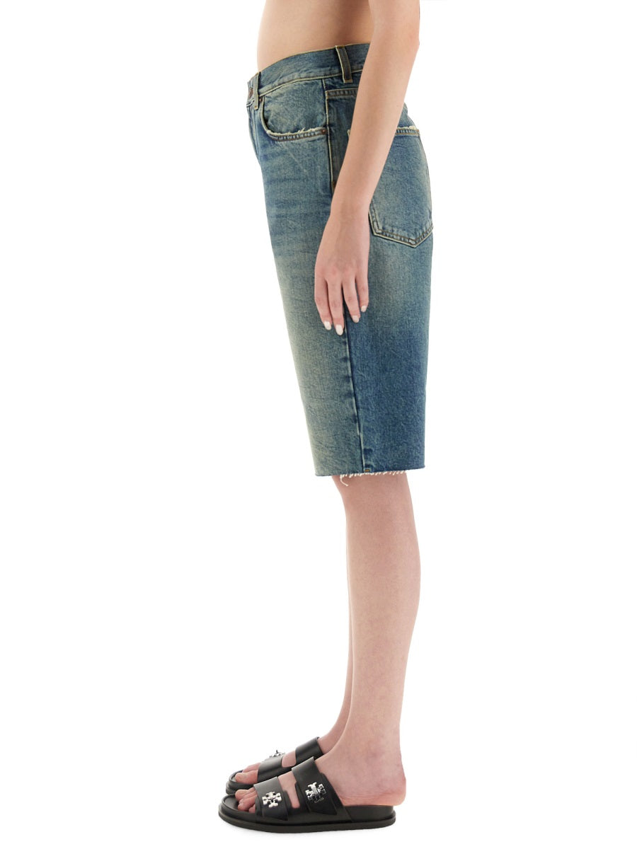 DENIM SHORTS