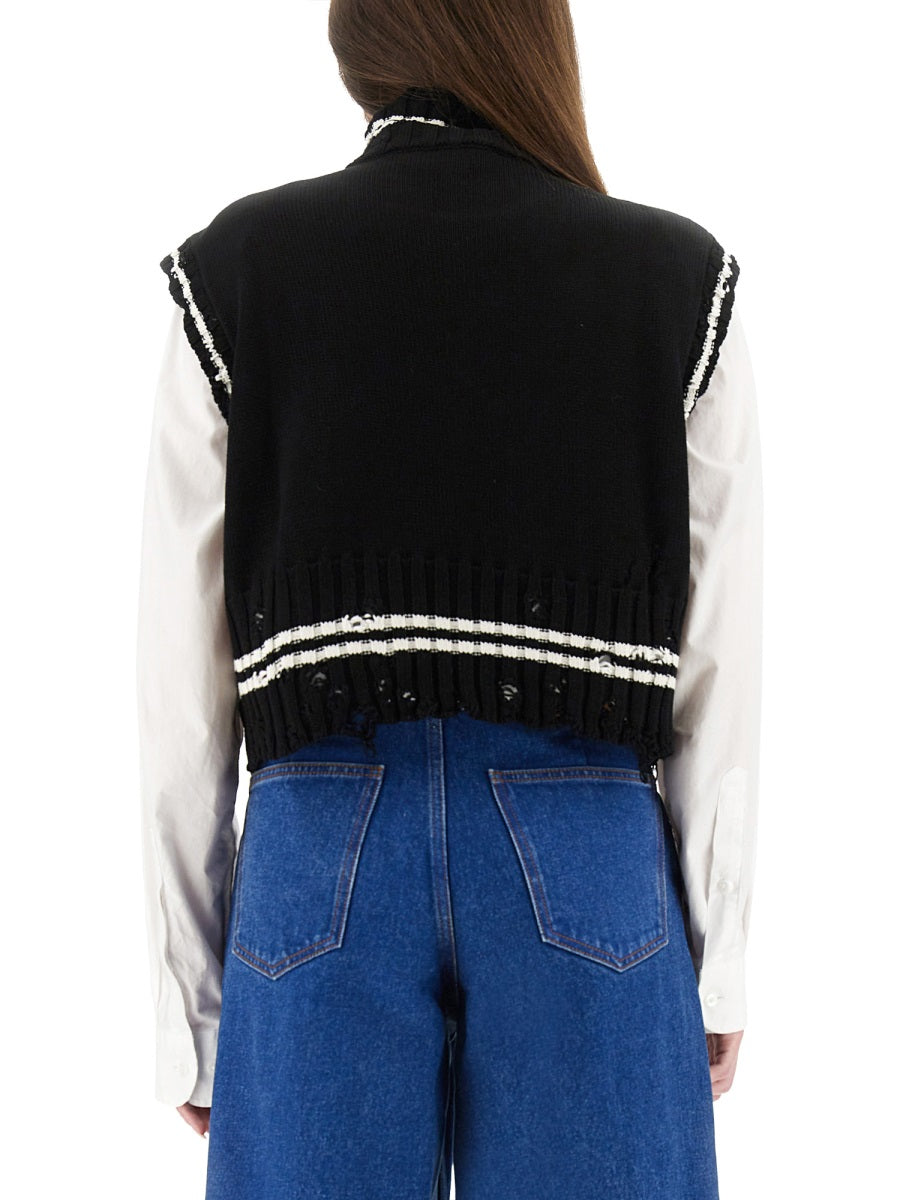 SHORT COTTON VEST