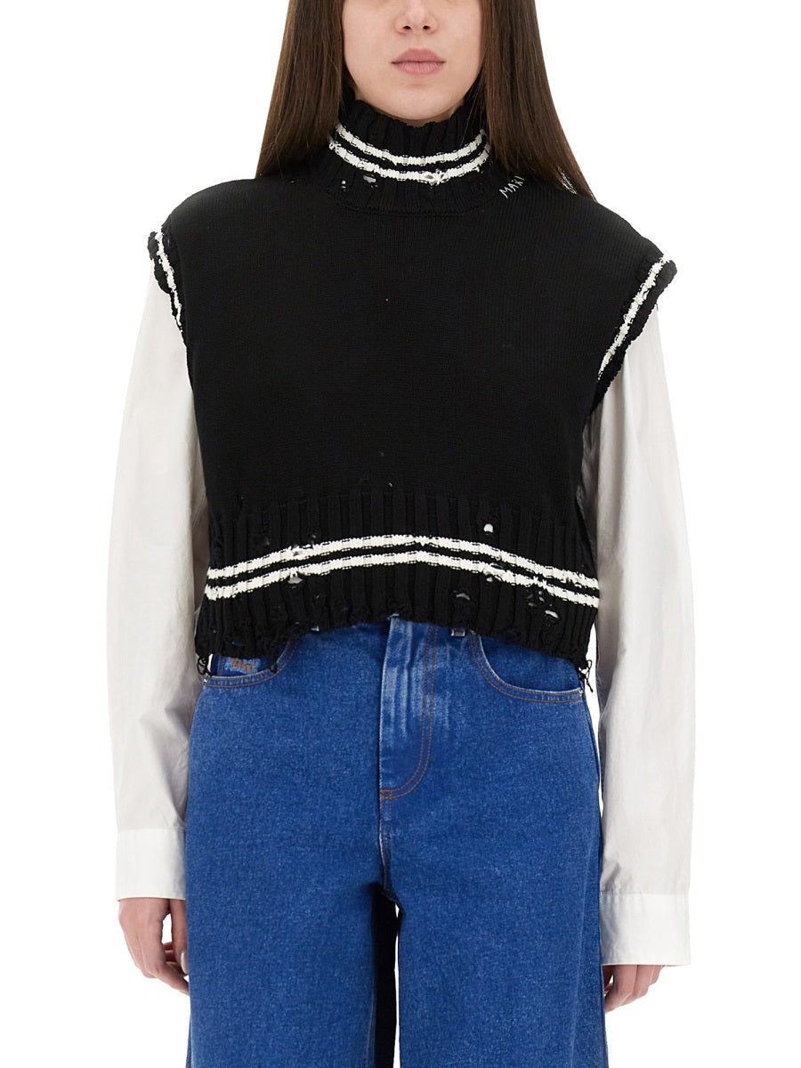 SHORT COTTON VEST