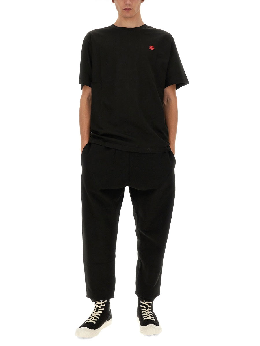 T-SHIRT WITH LOGO PATCH