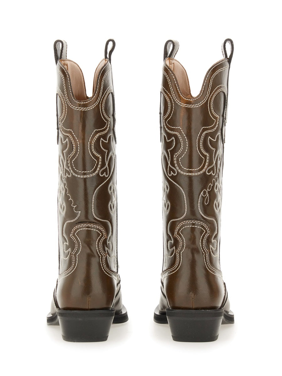 EMBROIDERED "WESTERN" BOOT