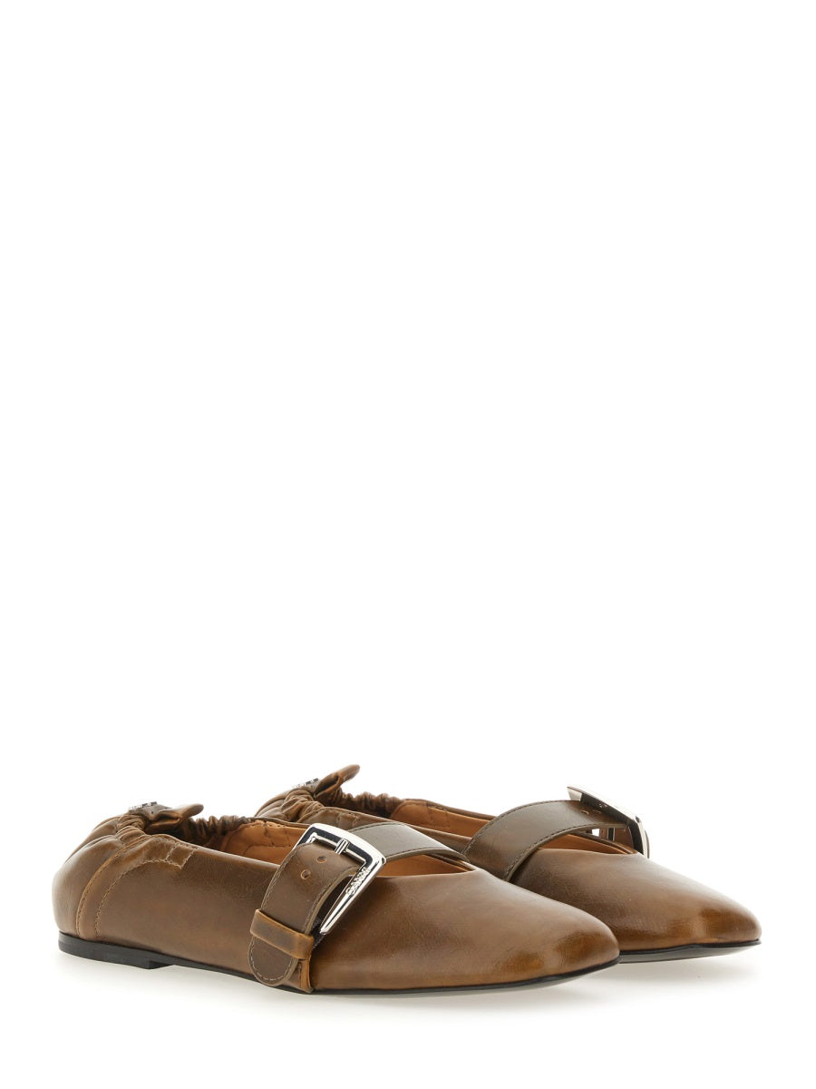 BALLERINA WITH BUCKLE STRAP
